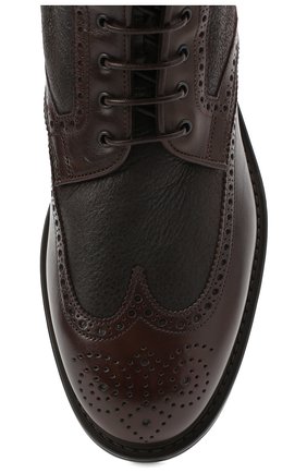 Мужские кожаные ботинки W.GIBBS темно-коричневого цвета, арт. 3169011/1514 | Фото 5 (Длина стельки: 28,5, 29; Материал внешний: Кожа; Материал утеплителя: Натуральный мех; Мужское Кросс-КТ: Ботинки-обувь, зимние ботинки; Региональные ограничения белый список (Axapta Mercury): RU; толщина подошвы: 1,5; ширина носка стельки: 9,2, 9,5)
