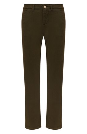 Женские хлопковые брюки 7 FOR ALL MANKIND хаки цвета по цене 21350 руб., арт. JSL4X190AM | Фото 1 Женские хлопковые брюки 7 FOR ALL MANKIND хаки цвета, арт. JSL4X190AM | Фото 1