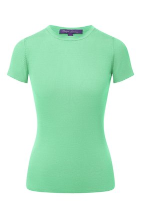 Женская шелковая футболка RALPH LAUREN зеленого цвета по цене 53250 руб., арт. 290710199 | Фото 1 Женская шелковая футболка RALPH LAUREN зеленого цвета, арт. 290710199 | Фото 1