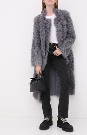 Женская дубленка из овчины REDVALENTINO серого цвета по цене 288000 руб., арт. UR3FA00J/588 | Фото 2 Женская дубленка из овчины REDVALENTINO серого цвета, арт. UR3FA00J/588 | Фото 2