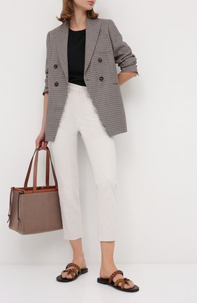 Женский жакет из льна и шерсти BRUNELLO CUCINELLI цвета по цене 254500 руб., арт. MD4638595P | Фото 2 Женский жакет из льна и шерсти BRUNELLO CUCINELLI цвета, арт. MD4638595P | Фото 2