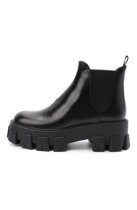 Женские кожаные челси PRADA черного цвета по цене 59000 руб., арт. 1T725L-B4L-F0002-55 | Фото 2 Женские кожаные челси PRADA черного цвета, арт. 1T725L-B4L-F0002-55 | Фото 2