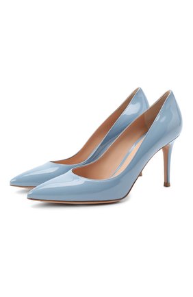 Женская лаковые туфли gianvito 85 GIANVITO ROSSI голубого цвета по цене 44950 руб., арт. G24580.85RIC.VERST0W | Фото 1 Женская лаковые туфли gianvito 85 GIANVITO ROSSI голубого цвета, арт. G24580.85RIC.VERST0W | Фото 1