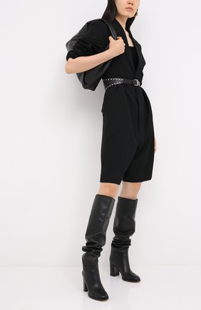 Женские кожаные сапоги daywear GIANVITO ROSSI черного цвета по цене 131000 руб., арт. G80484.85CU0.VGTNER0 | Фото 2 Женские кожаные сапоги daywear GIANVITO ROSSI черного цвета, арт. G80484.85CU0.VGTNER0 | Фото 2
