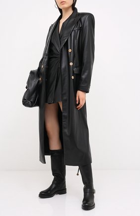 Женские кожаные сапоги REDVALENTINO черного цвета по цене 51550 руб., арт. UQ2S0D95/KBB | Фото 2 Женские кожаные сапоги REDVALENTINO черного цвета, арт. UQ2S0D95/KBB | Фото 2