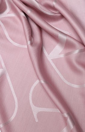 Женская шаль из шелка и шерсти valentino garavani VALENTINO розового цвета по цене 34950 руб., арт. UW2EB104/AJB | Фото 2 Женская шаль из шелка и шерсти valentino garavani VALENTINO розового цвета, арт. UW2EB104/AJB | Фото 2