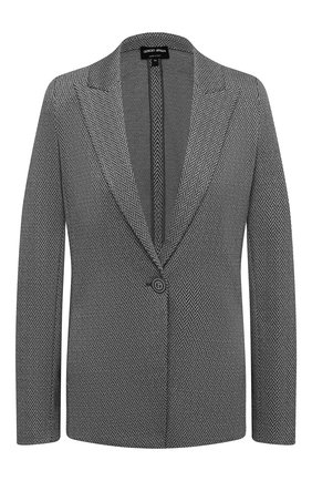 Женский жакет из вискозы GIORGIO ARMANI черного цвета по цене 92050 руб., арт. 6HAG74/AJLVZ | Фото 1 Женский жакет из вискозы GIORGIO ARMANI черного цвета, арт. 6HAG74/AJLVZ | Фото 1