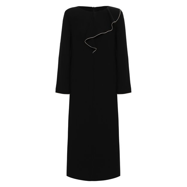 Платье из вискозы и шелка Giorgio Armani