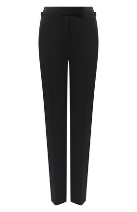 Женские шерстяные брюки TOM FORD черного цвета по цене 148500 руб., арт. PAW115-FAX733 | Фото 1 Женские шерстяные брюки TOM FORD черного цвета, арт. PAW115-FAX733 | Фото 1