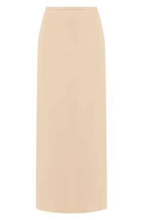 Женская юбка-макси LORO PIANA бежевого цвета, арт. FAL2372 | Фото 1 (Материал внешний: Синтетический материал, Шелк; Материал подклада: Шелк; Длина Ж (юбки, платья, шорты): Макси; Стили: Кэжуэл)