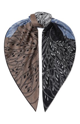 Женская шаль из кашемира и шелка park soffio LORO PIANA синего цвета по цене 66200 руб., арт. FAL2772 | Фото 1 Женская шаль из кашемира и шелка park soffio LORO PIANA синего цвета, арт. FAL2772 | Фото 1