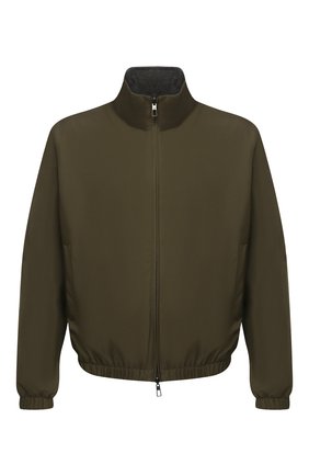 Мужской двусторонний бомбер LORO PIANA хаки цвета по цене 254500 руб., арт. FAF8466 | Фото 1 Мужской двусторонний бомбер LORO PIANA хаки цвета, арт. FAF8466 | Фото 1 (Материал внешний: Синтетический материал; Принт: Без принта; Длина (верхняя одежда): Короткие; Мужское Кросс-КТ: Верхняя одежда; Стили: Кэжуэл; Рукава: Длинные; Кросс-КТ: Куртка; Материал утеплителя: Шерсть; Региональные ограничения белый список (Axapta Mercury): RU)
