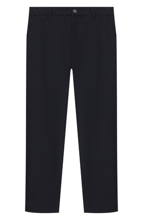 Детские брюки EMPORIO ARMANI темно-синего цвета по цене 21800 руб., арт. 6H4PJL/4N4FZ | Фото 1 Детские брюки EMPORIO ARMANI темно-синего цвета, арт. 6H4PJL/4N4FZ | Фото 1 (Материал внешний: Синтетический материал, Вискоза; Мальчики Кросс-КТ: Брюки-одежда; Мальчики-школьная форма: Брюки; Стили: Классический; Региональные ограничения белый список (Axapta Mercury): RU; Ростовка одежда: 10 - 11 лет | 140 - 146см, 13 - 15 лет | 158 см, 16 лет | 164 см, 4 года | 104 см, 5 лет | 110 см, 6 лет | 116 см, 7 лет | 122 см, 8 лет | 128 см, 9 лет | 134 см)