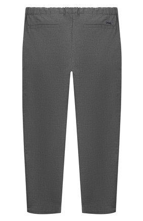 Детские брюки EMPORIO ARMANI серого цвета по цене 11200 руб., арт. 6H4PG5/4N4FZ | Фото 2 Детские брюки EMPORIO ARMANI серого цвета, арт. 6H4PG5/4N4FZ | Фото 2