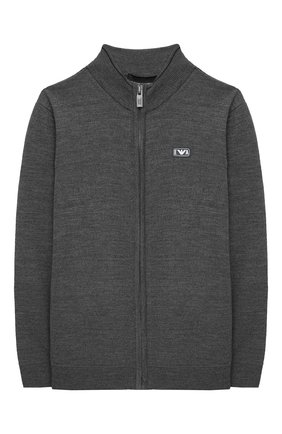 Детский толстовка EMPORIO ARMANI серого цвета по цене 10500 руб., арт. 6H4M63/4M15Z | Фото 1 Детский толстовка EMPORIO ARMANI серого цвета, арт. 6H4M63/4M15Z | Фото 1