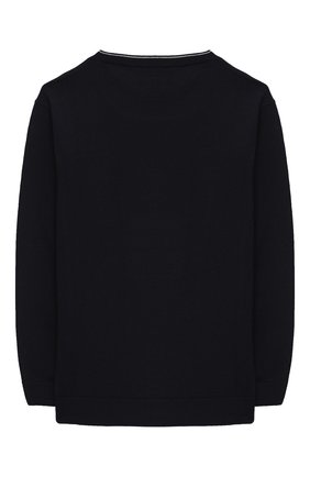 Детский пуловер EMPORIO ARMANI темно-синего цвета по цене 14650 руб., арт. 6H4M50/4M15Z | Фото 2 Детский пуловер EMPORIO ARMANI темно-синего цвета, арт. 6H4M50/4M15Z | Фото 2 (Материал внешний: Шерсть, Синтетический материал; Рукава: Длинные; Мальчики Кросс-КТ: Пуловер-одежда; Мальчики-школьная форма: Свитеры; Региональные ограничения белый список (Axapta Mercury): RU; Ростовка одежда: 10 - 11 лет | 140 - 146см, 13 - 15 лет | 158 см, 16 лет | 164 см, 4 года | 104 см, 5 лет | 110 см, 6 лет | 116 см, 7 лет | 122 см, 8 лет | 128 см)