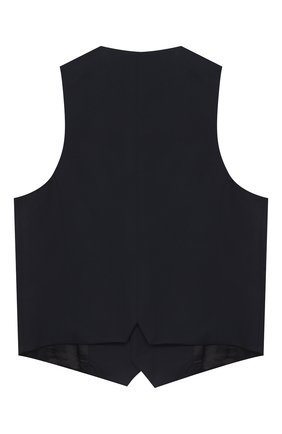 Детский жилет EMPORIO ARMANI темно-синего цвета по цене 18250 руб., арт. 6H4GJL/4N4FZ | Фото 2 Детский жилет EMPORIO ARMANI темно-синего цвета, арт. 6H4GJL/4N4FZ | Фото 2 (Материал подклада: Синтетический материал; Материал внешний: Синтетический материал, Вискоза; Рукава: Без рукавов, Короткие; Мальчики Кросс-КТ: Жилет-одежда; Региональные ограничения белый список (Axapta Mercury): RU; Стили: Классический; Мальчики-школьная форма: Жилеты; Ростовка одежда: 10 - 11 лет | 140 - 146см, 13 - 15 лет | 158 см, 16 лет | 164 см, 4 года | 104 см, 5 лет | 110 см, 6 лет | 116 см, 7 лет | 122 см, 8 лет | 128 см, 9 лет | 134 см)