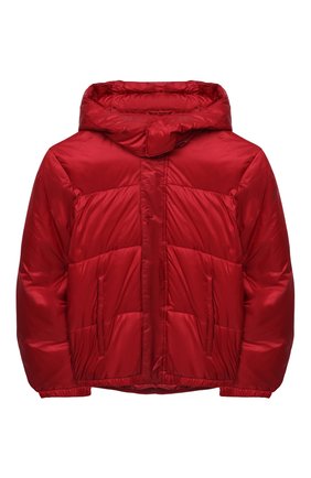 Детского куртка с капюшоном EMPORIO ARMANI красного цвета по цене 22900 руб., арт. 6H4BL1/1NLSZ | Фото 1 Детского куртка с капюшоном EMPORIO ARMANI красного цвета, арт. 6H4BL1/1NLSZ | Фото 1