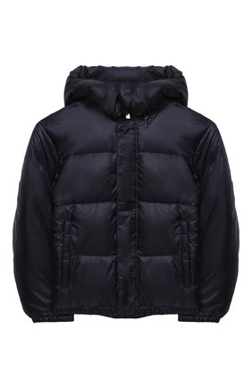 Детского куртка с капюшоном EMPORIO ARMANI темно-синего цвета по цене 22900 руб., арт. 6H4BL1/1NLSZ | Фото 1 Детского куртка с капюшоном EMPORIO ARMANI темно-синего цвета, арт. 6H4BL1/1NLSZ | Фото 1