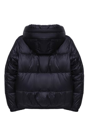 Детского куртка с капюшоном EMPORIO ARMANI темно-синего цвета по цене 22900 руб., арт. 6H4BL1/1NLSZ | Фото 2 Детского куртка с капюшоном EMPORIO ARMANI темно-синего цвета, арт. 6H4BL1/1NLSZ | Фото 2