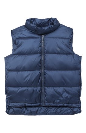 Детский жилет EMPORIO ARMANI темно-синего цвета по цене 15350 руб., арт. 6H4B02/1NLSZ | Фото 1 Детский жилет EMPORIO ARMANI темно-синего цвета, арт. 6H4B02/1NLSZ | Фото 1