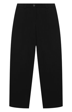 Детские брюки EMPORIO ARMANI черного цвета по цене 16450 руб., арт. 6H3P12/3JDQZ | Фото 1 Детские брюки EMPORIO ARMANI черного цвета, арт. 6H3P12/3JDQZ | Фото 1 (Девочки Кросс-КТ: Брюки-одежда; Материал внешний: Вискоза; Девочки-школьная форма: Брюки; Региональные ограничения белый список (Axapta Mercury): RU; Стили: Классический; Ростовка одежда: 10 - 11 лет | 140 - 146см, 13 - 15 лет | 158 см, 16 лет | 164 см, 4 года | 104 см, 5 лет | 110 см, 6 лет | 116 см, 7 лет | 122 см, 8 лет | 128 см)