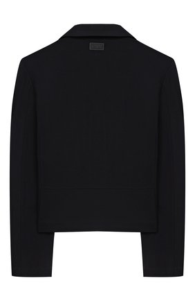 Детский жакет EMPORIO ARMANI темно-синего цвета по цене 25400 руб., арт. 6H3G64/3JDQZ | Фото 2 Детский жакет EMPORIO ARMANI темно-синего цвета, арт. 6H3G64/3JDQZ | Фото 2 (Рукава: Длинные; Девочки Кросс-КТ: Жакет-одежда; Материал внешний: Вискоза; Девочки-школьная форма: Жакеты; Региональные ограничения белый список (Axapta Mercury): RU; Ростовка одежда: 10 - 11 лет | 140 - 146см, 13 - 15 лет | 158 см, 16 лет | 164 см, 4 года | 104 см, 5 лет | 110 см, 6 лет | 116 см, 7 лет | 122 см, 8 лет | 128 см, 9 лет | 134 см)