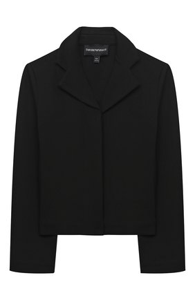 Детский жакет EMPORIO ARMANI черного цвета по цене 14600 руб., арт. 6H3G64/3JDQZ | Фото 1 Детский жакет EMPORIO ARMANI черного цвета, арт. 6H3G64/3JDQZ | Фото 1