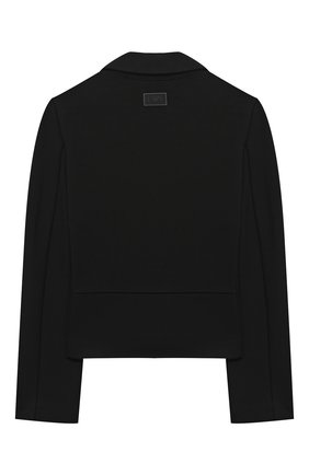 Детский жакет EMPORIO ARMANI черного цвета по цене 14600 руб., арт. 6H3G64/3JDQZ | Фото 2 Детский жакет EMPORIO ARMANI черного цвета, арт. 6H3G64/3JDQZ | Фото 2
