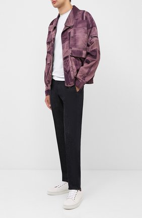 Мужская хлопковая футболка GIORGIO ARMANI белого цвета по цене 25600 руб., арт. 3HSM75/SJMCZ | Фото 2 Мужская хлопковая футболка GIORGIO ARMANI белого цвета, арт. 3HSM75/SJMCZ | Фото 2