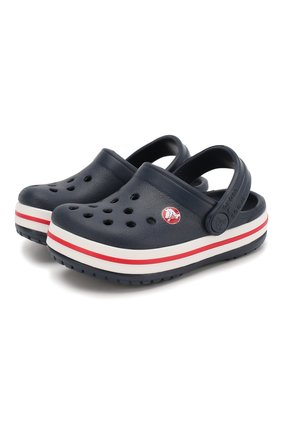 Детские сабо crocband clog k CROCS синего цвета по цене 2600 руб., арт. 204537-485 | Фото 1 Детские сабо crocband clog k CROCS синего цвета, арт. 204537-485 | Фото 1