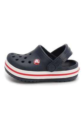 Детские сабо crocband clog k CROCS синего цвета по цене 2600 руб., арт. 204537-485 | Фото 2 Детские сабо crocband clog k CROCS синего цвета, арт. 204537-485 | Фото 2