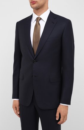 Мужской шерстяной костюм BRIONI темно-синего цвета по цене 447000 руб., арт. RA000L/P5AMJ/BRUNIC0 | Фото 2 Мужской шерстяной костюм BRIONI темно-синего цвета, арт. RA000L/P5AMJ/BRUNIC0 | Фото 2
