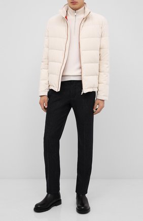 Мужская пуховая куртка BRUNELLO CUCINELLI белого цвета по цене 265500 руб., арт. MQ4041743 | Фото 2 Мужская пуховая куртка BRUNELLO CUCINELLI белого цвета, арт. MQ4041743 | Фото 2