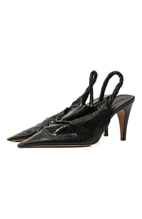 Женские кожаные туфли bv point BOTTEGA VENETA черного цвета по цене 63350 руб., арт. 630183/VBP10 | Фото 1 Женские кожаные туфли bv point BOTTEGA VENETA черного цвета, арт. 630183/VBP10 | Фото 1