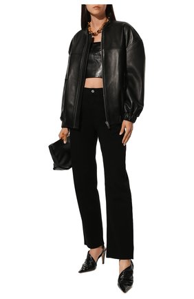 Женские кожаные туфли bv point BOTTEGA VENETA черного цвета по цене 63350 руб., арт. 630183/VBP10 | Фото 2 Женские кожаные туфли bv point BOTTEGA VENETA черного цвета, арт. 630183/VBP10 | Фото 2