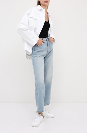 Женские кожаные кеды valentino garavani backnet VALENTINO белого цвета по цене 41550 руб., арт. UW2S0M20/MDS | Фото 2 Женские кожаные кеды valentino garavani backnet VALENTINO белого цвета, арт. UW2S0M20/MDS | Фото 2