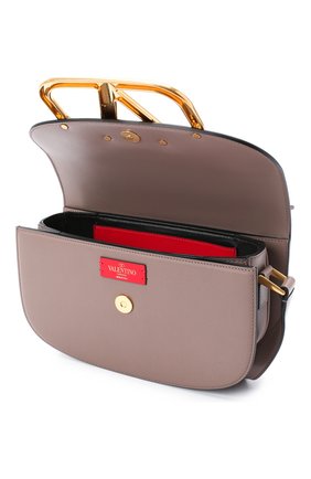 Женская сумка valentino garavani supervee VALENTINO темно-бежевого цвета по цене 175000 руб., арт. UW2B0G09/ZXL | Фото 4 Женская сумка valentino garavani supervee VALENTINO темно-бежевого цвета, арт. UW2B0G09/ZXL | Фото 4