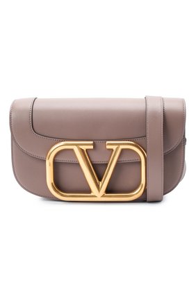 Женская сумка valentino garavani supervee VALENTINO темно-бежевого цвета по цене 175000 руб., арт. UW2B0G09/ZXL | Фото 5 Женская сумка valentino garavani supervee VALENTINO темно-бежевого цвета, арт. UW2B0G09/ZXL | Фото 5