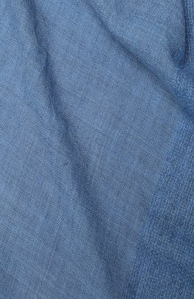Женская шаль из шерсти и шелка GIORGIO ARMANI голубого цвета по цене 86400 руб., арт. 795311/0A141 | Фото 2 Женская шаль из шерсти и шелка GIORGIO ARMANI голубого цвета, арт. 795311/0A141 | Фото 2