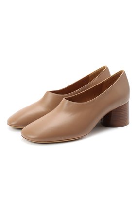 Женская кожаные туфли MANSUR GAVRIEL бежевого цвета по цене 49800 руб., арт. WP20F001KQ | Фото 1 Женская кожаные туфли MANSUR GAVRIEL бежевого цвета, арт. WP20F001KQ | Фото 1
