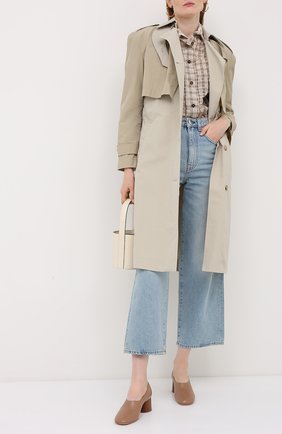 Женская кожаные туфли MANSUR GAVRIEL бежевого цвета по цене 49800 руб., арт. WP20F001KQ | Фото 2 Женская кожаные туфли MANSUR GAVRIEL бежевого цвета, арт. WP20F001KQ | Фото 2