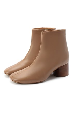 Женские кожаные ботильоны MANSUR GAVRIEL бежевого цвета по цене 58200 руб., арт. WP20F002KQ | Фото 1 Женские кожаные ботильоны MANSUR GAVRIEL бежевого цвета, арт. WP20F002KQ | Фото 1
