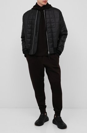 Мужские джоггеры из шерсти и вискозы BOTTEGA VENETA коричневого цвета по цене 131500 руб., арт. 626912/VKWN0 | Фото 2 Мужские джоггеры из шерсти и вискозы BOTTEGA VENETA коричневого цвета, арт. 626912/VKWN0 | Фото 2 (Мужское Кросс-КТ: Брюки-трикотаж; Силуэт М (брюки): Джоггеры; Материал внешний: Шерсть; Длина (брюки, джинсы): Стандартные; Стили: Минимализм)