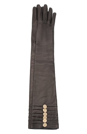 Женские кожаные перчатки GIORGIO ARMANI черного цвета по цене 83800 руб., арт. 794209/0A209 | Фото 1 Женские кожаные перчатки GIORGIO ARMANI черного цвета, арт. 794209/0A209 | Фото 1