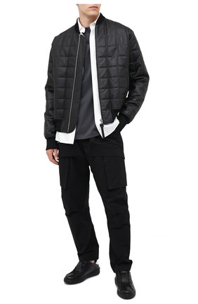 Мужская хлопковая футболка BOTTEGA VENETA темно-серого цвета по цене 28250 руб., арт. 625982/VF1U0 | Фото 2 Мужская хлопковая футболка BOTTEGA VENETA темно-серого цвета, арт. 625982/VF1U0 | Фото 2