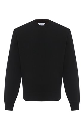 Мужской джемпер из шерсти и вискозы BOTTEGA VENETA черного цвета по цене 116500 руб., арт. 631511/VKWQ0 | Фото 1 Мужской джемпер из шерсти и вискозы BOTTEGA VENETA черного цвета, арт. 631511/VKWQ0 | Фото 1