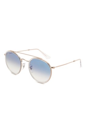Женские солнцезащитные очки RAY-BAN голубого цвета по цене 13300 руб., арт. 3647N-90683F | Фото 1 Женские солнцезащитные очки RAY-BAN голубого цвета, арт. 3647N-90683F | Фото 1