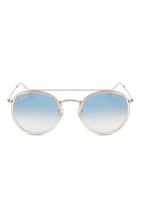 Женские солнцезащитные очки RAY-BAN голубого цвета по цене 13300 руб., арт. 3647N-90683F | Фото 4 Женские солнцезащитные очки RAY-BAN голубого цвета, арт. 3647N-90683F | Фото 4