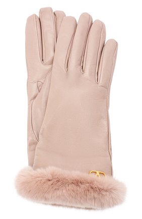 Женские кожаные перчатки VALENTINO бежевого цвета по цене 34300 руб., арт. UW2GDA21/AJF | Фото 1 Женские кожаные перчатки VALENTINO бежевого цвета, арт. UW2GDA21/AJF | Фото 1